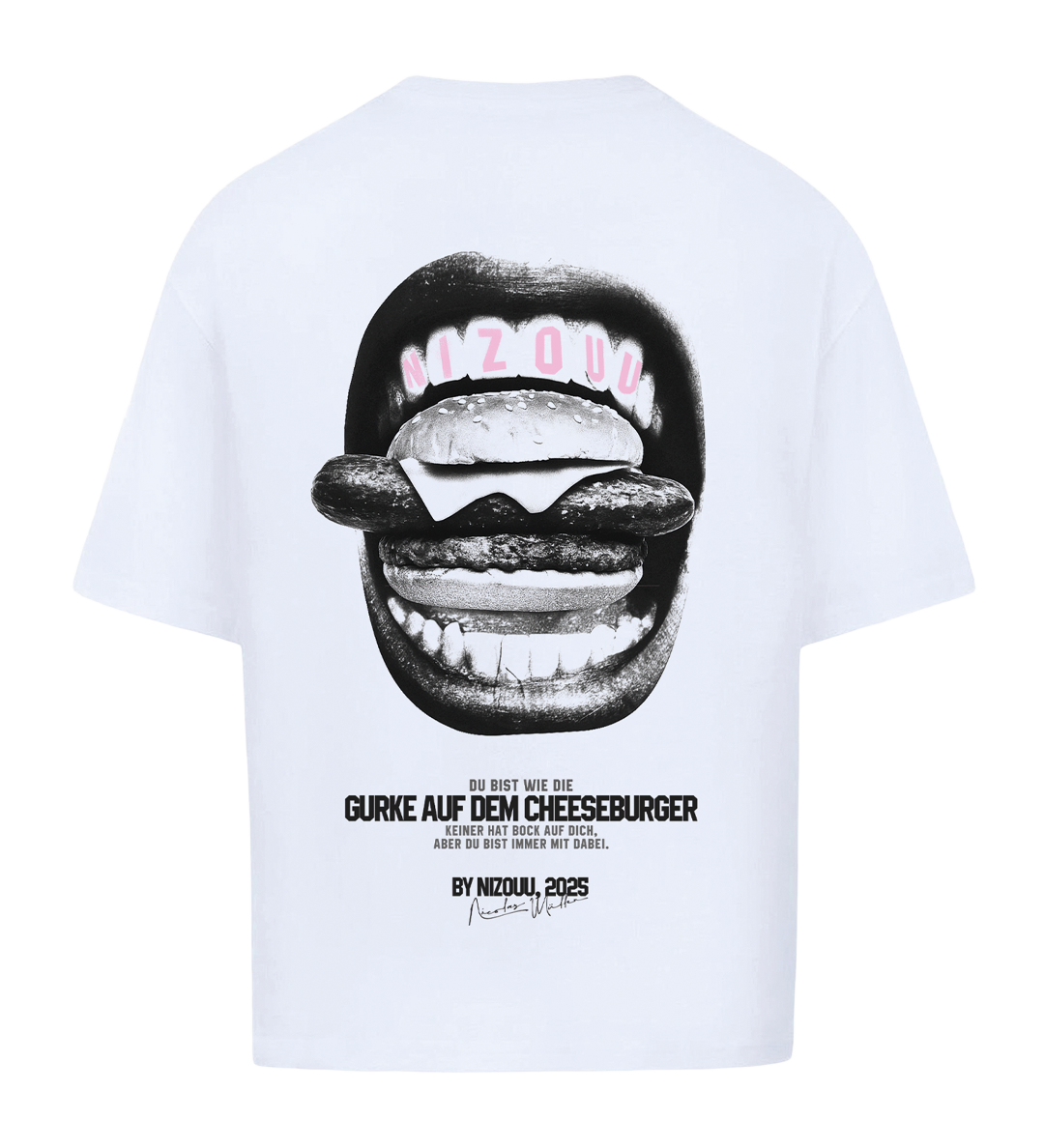 NIZOUU - Oversized Shirt Gurke